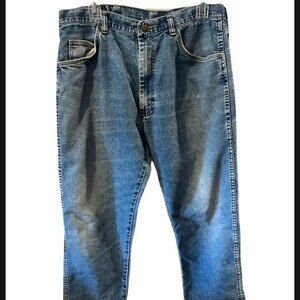 Wrangler Jeans Sz 34X31 Vintage old school Denim Straight Dad 90s Cowboy